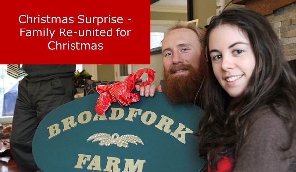 Christmas Surprise – Family Reunited for Christmas