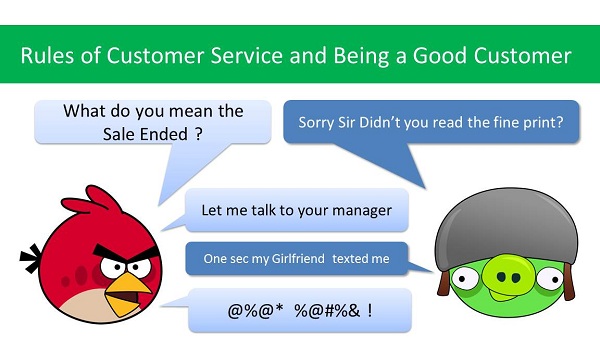 Rules of Customer Service and Being a Good Customer